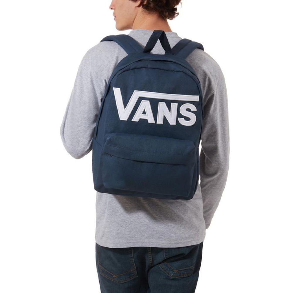 mochila vans old skool classic azul