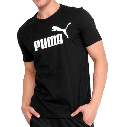 Camiseta-Puma-Essentials-Preta