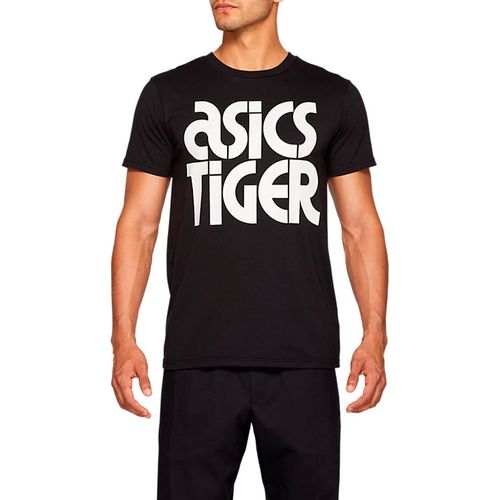 Camiseta-Asics-Logo-Preta