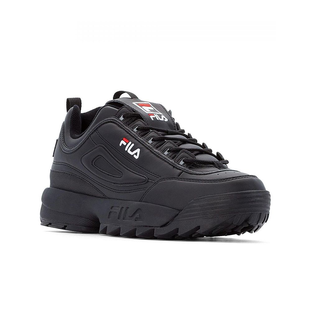 fila disruptor black size 3