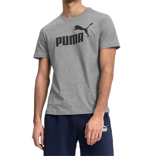 Camiseta-Puma-Essencials-Cinza
