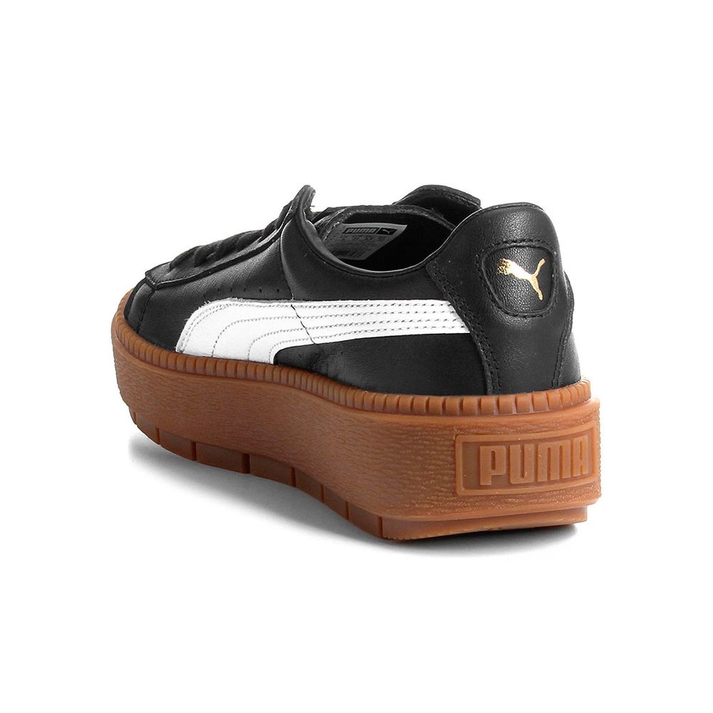 Tênis Puma Basket Platform Trace Preto Ostore Sneakers
