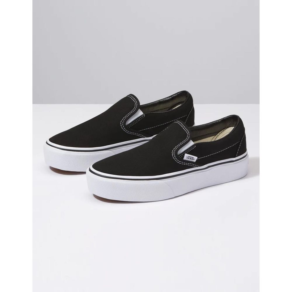 Tênis Vans Classic Slipon Platform Preto Ostore Sneakers
