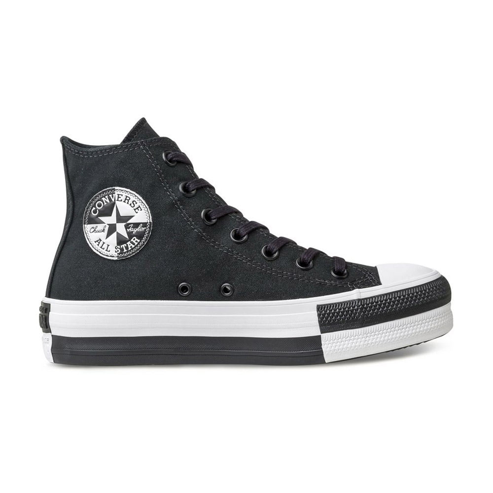 Tênis Converse Chuck Taylor All Star Platform Lift Hi Preto