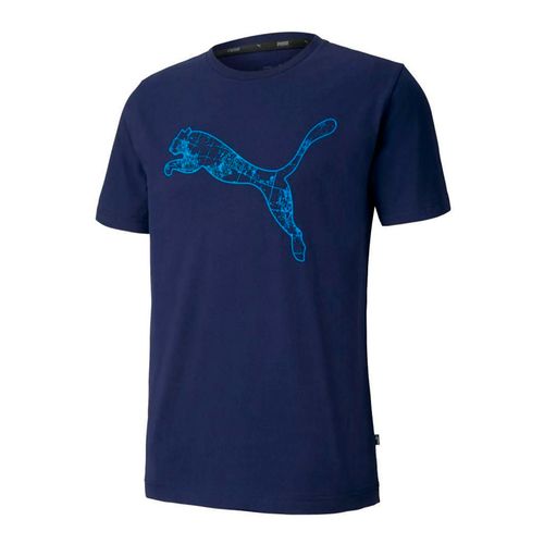Camiseta-Puma-Graphi-Tee-Azul-