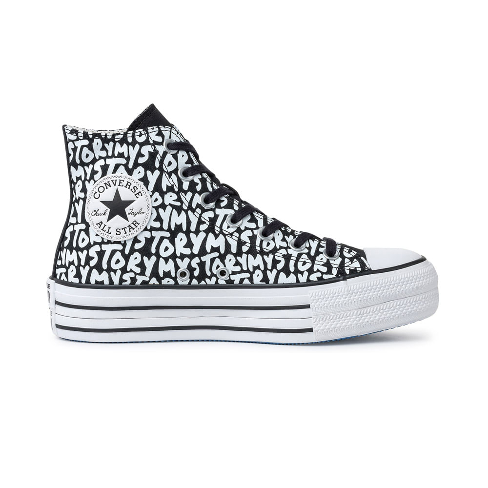 Tênis Converse Chuck Taylor All Star Platform Lift Hi Preto