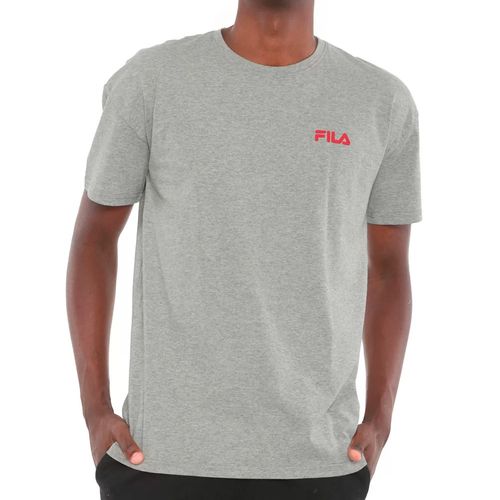 Camiseta-Fila-Black-Logo-Cinza