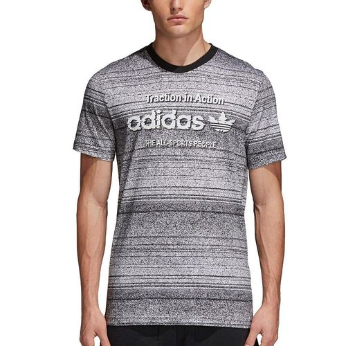 Camiseta Adidas Traction in Action Cinza