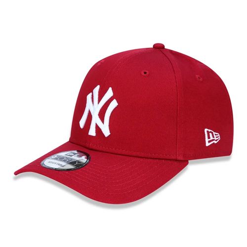 Boné New Era Aba Curva 9FORTY MBL New York Yankees Vermelho - VINHO