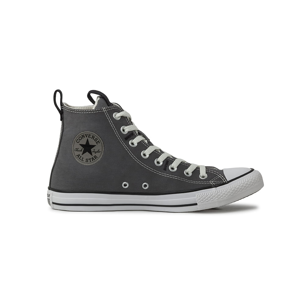 Tênis converse chuck taylor all star hi sales cinza