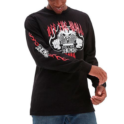 Camiseta-Vans-X-One-Piece-Off-Te-PRETO