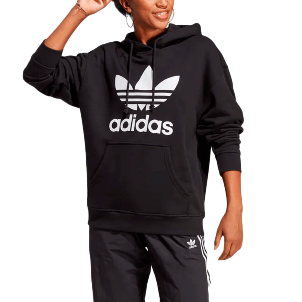 Moletom hot sale adidas trefoil