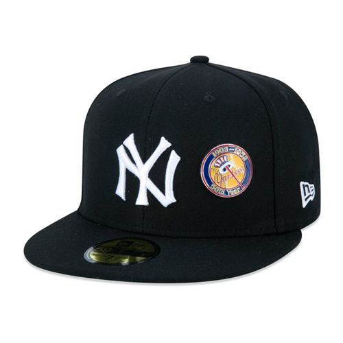 Bone-New-Era-59Fifty-MLB-New-York-Yankees-Core-Fitted-PRETO