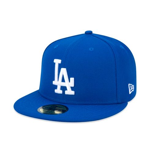 Bone-59FIFTY-Fitted-MLB-Los-Angeles-Dodgers-Core---AZUL-