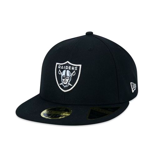 Bone-New-Era-59FIFTY-Fitted-Low-Profile-NFL-Las-Vegas-Raiders---PRETO--