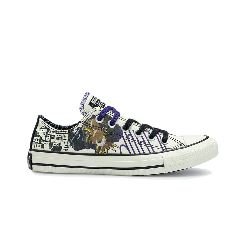 Tenis Converse Chuck Taylor All Star x Marvel Pantera Negra Ostore Sneakers